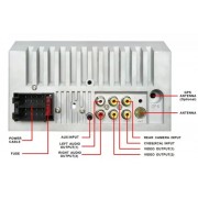Универсальная автомагнитола 2DIN 7018B с пультом управления. Сенсорная авто магнитола с Bluetooth USB FM 7