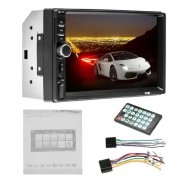 Универсальная автомагнитола 2DIN 7018B с пультом управления. Сенсорная авто магнитола с Bluetooth USB FM 7