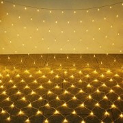 Гирлянда светодиодная сетка занавес 120LED 2×2м Теплый белый RD-7162