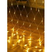 Гирлянда светодиодная сетка занавес 120LED 2×2м Теплый белый RD-7162