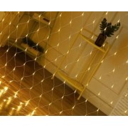 Гирлянда светодиодная сетка занавес 120LED 2×2м Теплый белый RD-7162