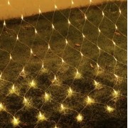 Гирлянда светодиодная сетка занавес 120LED 2×2м Теплый белый RD-7162