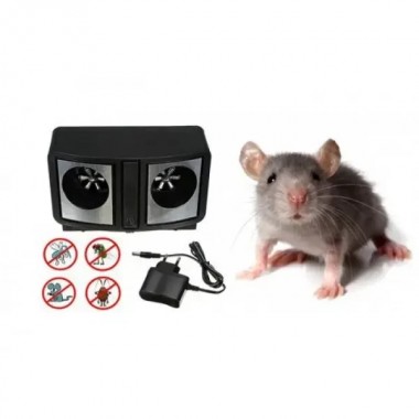 Ультразвуковой электронный отпугиватель грызунов мышей крыс dual sonic pest