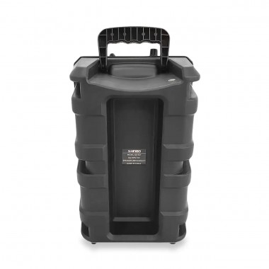 Портативная колонка Kimiso QS-627 на 10 Вт, 1200 мА/ч с микрофоном и светомузыкой (USB/BT/FM)