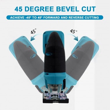 Лобзик с 2 аккумуляторами 24V в кейсе V-TEKК Лобзик аккумуляторный с регулировкой скорости и угла наклона