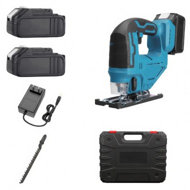 Лобзик с 2 аккумуляторами 24V в кейсе V-TEKК Лобзик аккумуляторный с регулировкой скорости и угла наклона