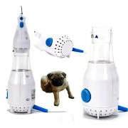 Расческа электрическая для удаления вшей и блох V-Comb Licetec с вытяжкой электро гребень от паразитов белый