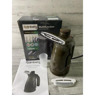 Отпариватель для одежды вертикальный ручной пароочиститель для одежды и штор Rainberg RB 6313 1500W Отпариватель для одежды вертикальный ручной пароочиститель для одежды и штор Rainberg RB 6313 1500W