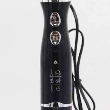 Погружной блендер 5в1 с чашей 600мл, 2000W, V-TEKK VO7319 / Ручной блендер-измельчитель с венчиком