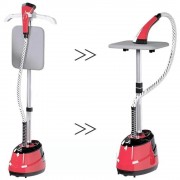 Отпариватель вертикальный для одежды Garment Steamer 2000W Красный Паровой утюг для всех видов ткани