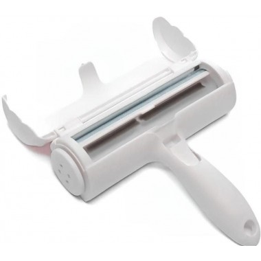 Щетка для сбора и удаления шерсти животных Белая Pet Hair Remover Roller ролик с контейнером для чистки