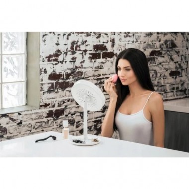 Круглое зеркало с подсветкой Beauty Breeze Mirror | Настольное косметическое зеркало с подсветкой