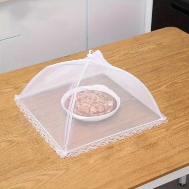 Москитная сетка складная на стол для защиты пищи от мух Москитная сетка складная на стол для защиты пищи от мух