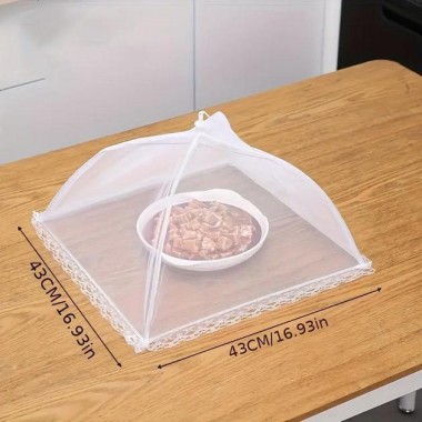 Москитная сетка складная на стол для защиты пищи от мух Москитная сетка складная на стол для защиты пищи от мух