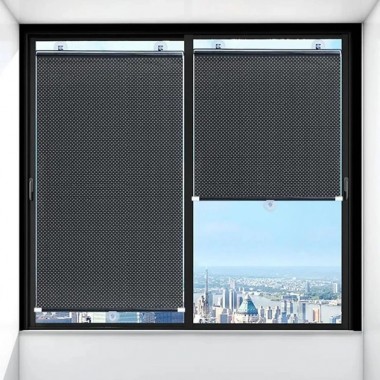 Солнцезащитная шторка рулонная на присосках для автомобиля и дома 40х60 см защита от UV-променей