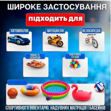 Автомобильный компрессор 12 вольт с фонарем и насадками для закачки шин, насос в машину от прикуривателя