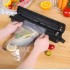 Вакуумный упаковщик для кухни чорний Вакууматор бытовой vacuum sealer Продуктовый вакуумный упаковщик для дома Вакуумный упаковщик для кухни чорний Вакууматор бытовой vacuum sealer Продуктовый вакуумный упаковщик для дома