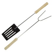 Мангал складной с ножками (CA-07) (Ш265/Д430) (+решётка, лопатка, вилка)