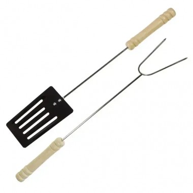 Мангал складной с ножками (CA-07) (Ш265/Д430) (+решётка, лопатка, вилка)