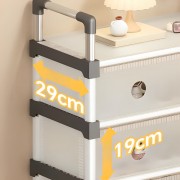 Полка для обуви SKLM-31-LT6205 4 полки Чёрная металл+пластик