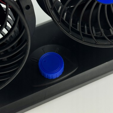 Автомобильный вентилятор CAR SMALL FAN 12V F30  Двойной вентилятор на приборную панель 12 В