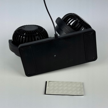 Автомобильный вентилятор CAR SMALL FAN 12V F30  Двойной вентилятор на приборную панель 12 В