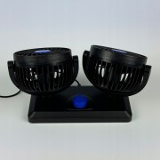 Автомобильный вентилятор CAR SMALL FAN 12V F30 Двойной вентилятор на приборную панель 12 В