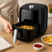 Электрический аэрогриль 2л, Crownberg CB-5540 / Аэрофритюрница безмаслянная / Мультипечь