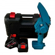 Аккумуляторная цепная мини пила 48v для обрезки деревьев два аккумулятора в кейсе 4