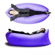 Ламзак надувной матрас для отдыха AIR CUSHION 180х70 Фиолетовый