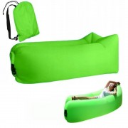 Надувной диван матрас Lamzac мешок лежак Зеленый 180 х 70 см