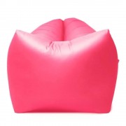 Надувной матрас (180х70 см) AIR SOFA CLOUD, Розовый / Шезлонг надувной / Ламзак