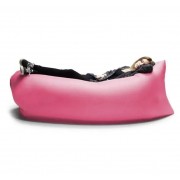 Надувной матрас (180х70 см) AIR SOFA CLOUD, Розовый / Шезлонг надувной / Ламзак