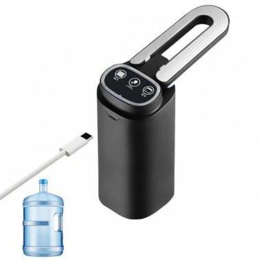 Дозатор для води автоматический насос для бутылок с водой с USB-зарядкой черный XL-1286