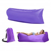 Ламзак надувной матрас для отдыха AIR CUSHION 180х70 Фиолетовый