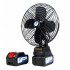 АКБ вентилятор портативный с 2 АКБ 21V, Аккумуляторный вентилятор для дома VL-801