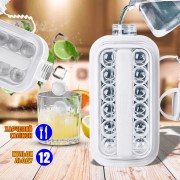 Силиконовая форма для льда с крышкой на 17 шариков Cool Home ICE Tray лоток для заморозки воды