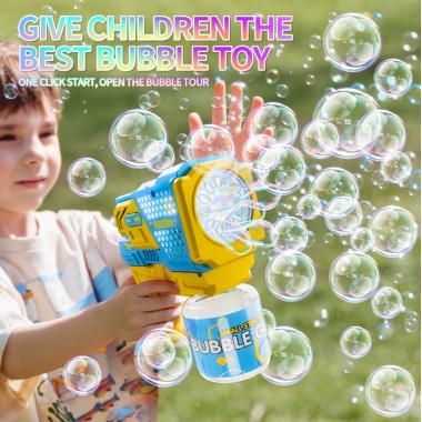 Игрушечный пистолет Бластер генератор мыльных пузырей Bubble Gun P162