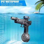 Электрический водяной пистолет с имитацией огненного света дальность стрельбы 10 м, емкость 500 мл