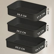 Полка этажерка на колёсах, 3 яруса, многофункциональная полка для дома металл