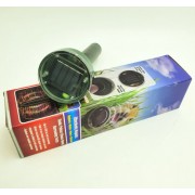 Отпугиватель грызунов кротов и насекомых аккумуляторный на солнечной батареи ультразвуковой EL-1087