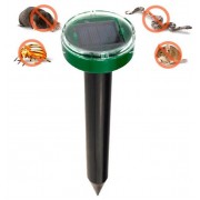 Отпугиватель грызунов кротов и насекомых аккумуляторный на солнечной батареи ультразвуковой EL-1087