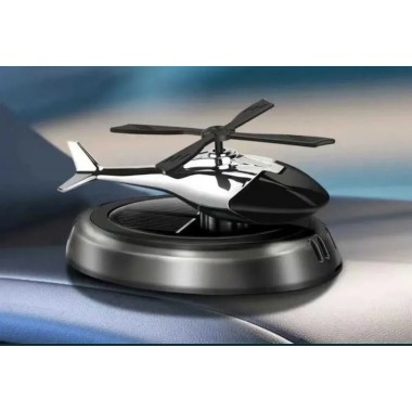 Ароматизатор NEW для автомобиля вертолет на солнечной батарее Пахучка в машину освежитель воздуха