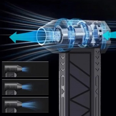 Мини турбовентилятор 5000мАч, от USB, ZY7400-SE/PRO / Аккумуляторная воздуходувка / Портативный турбофен Мини турбовентилятор 5000мАч, от USB, ZY7400-SE/PRO / Аккумуляторная воздуходувка / Портативный турбофен