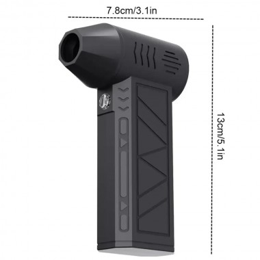 Мини турбовентилятор 5000мАч, от USB, ZY7400-SE/PRO / Аккумуляторная воздуходувка / Портативный турбофен Мини турбовентилятор 5000мАч, от USB, ZY7400-SE/PRO / Аккумуляторная воздуходувка / Портативный турбофен