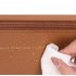 Вместительная косметичка с диагональной застежкой CosmyCase, коричневая Вместительная косметичка с диагональной застежкой CosmyCase, коричневая