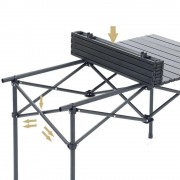 Раскладной столик с чехлом 95х57х50см / Кемпинговый столик складной / Туристический столик для пикника