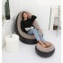 Надувное садовое кресло с пуфиком Air Sofa Comfort zd-33223, велюр, 76*130 см Надувное садовое кресло с пуфиком Air Sofa Comfort zd-33223, велюр, 76*130 см