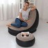 Надувное садовое кресло с пуфиком Air Sofa Comfort zd-33223, велюр, 76*130 см Надувное садовое кресло с пуфиком Air Sofa Comfort zd-33223, велюр, 76*130 см
