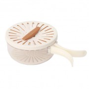 Ковшик-друшлак MF-67 для мытья ягод и фруктов с раскладными ручками с ситечком, пищевая